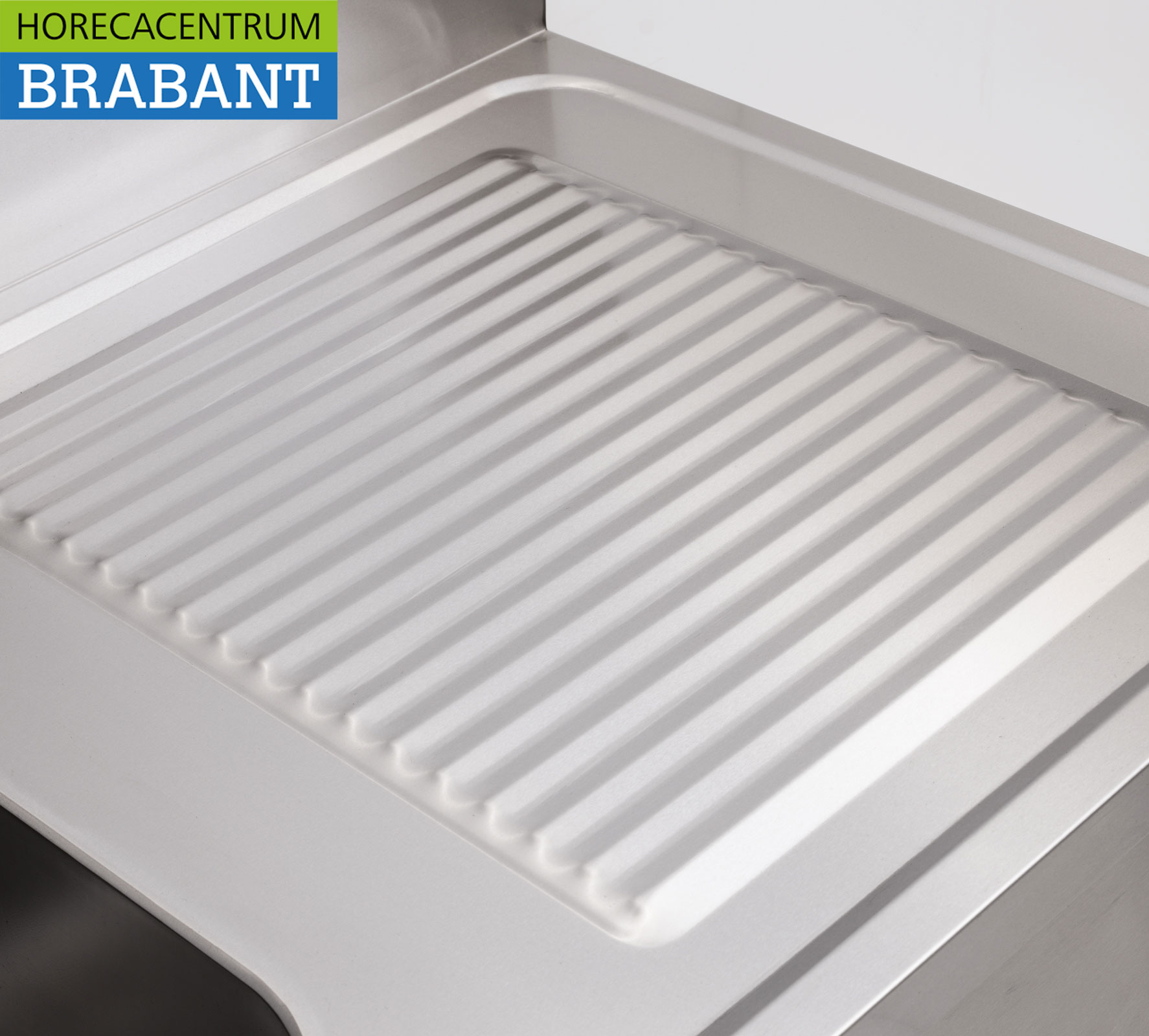 Spülbecken aus Edelstahl 120 x 60 cm Horeca – Bild 5