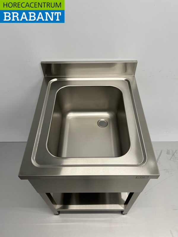 Spülbecken aus Edelstahl 60 x 70 cm Horeca – Bild 4