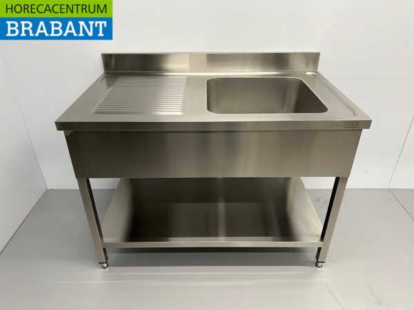 Edelstahl-Spülbecken 120 x 70 cm Horeca