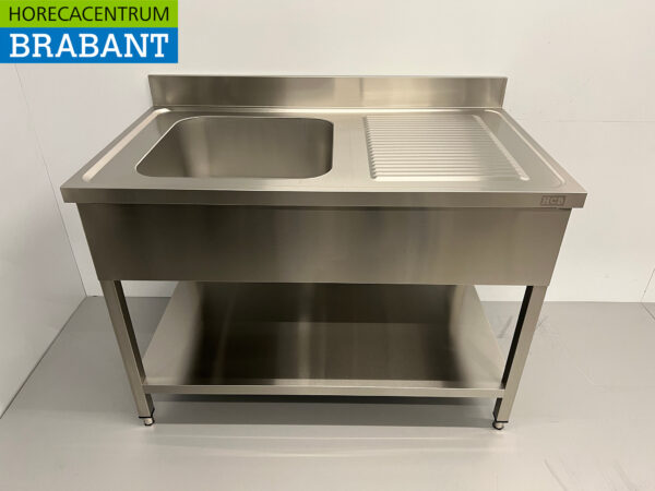 Edelstahl-Spülbecken 120 x 70 cm Horeca