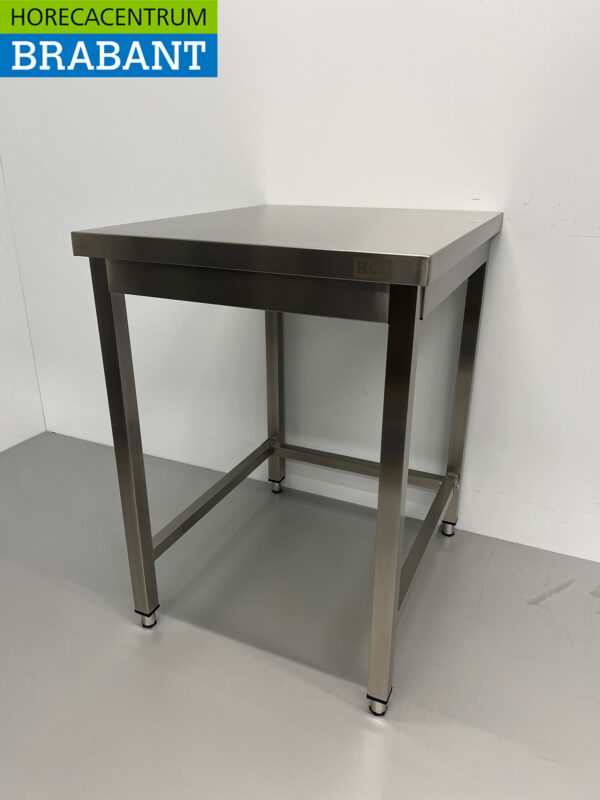 HCB Edelstahl Arbeitstisch Basic-line 60 x 70 x 85 cm Catering – Bild 2