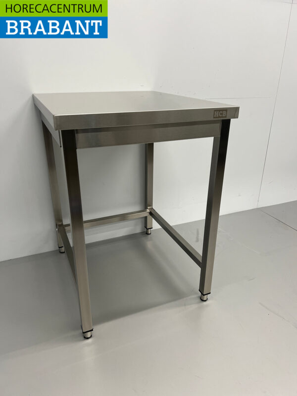 HCB Edelstahl Arbeitstisch Basic-line 60 x 70 x 85 cm Catering – Bild 3