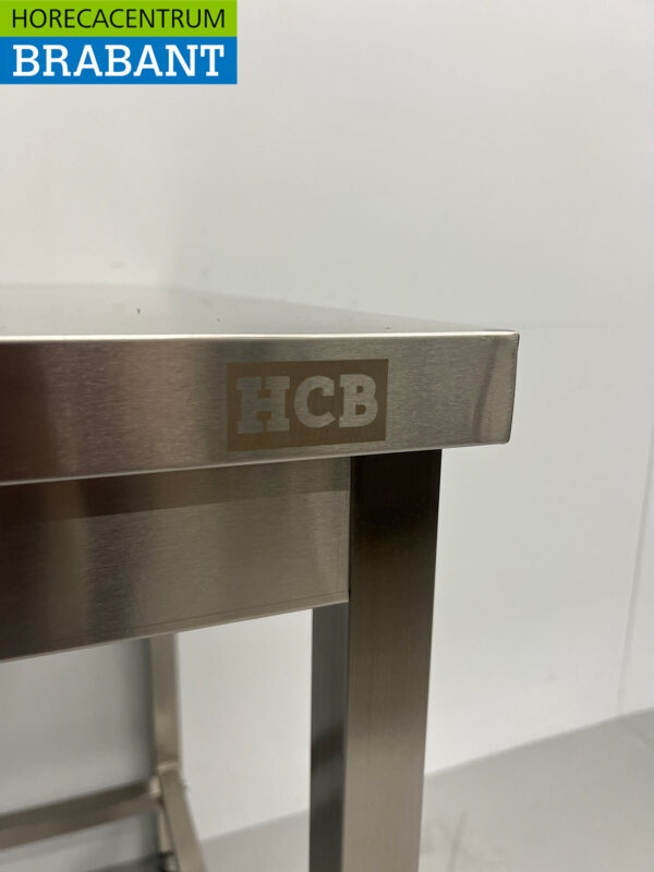HCB Edelstahl Arbeitstisch Basic-line 60 x 70 x 85 cm Catering – Bild 4