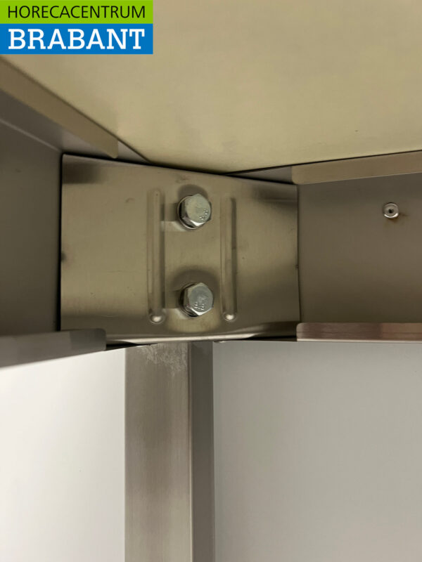 HCB Edelstahl Arbeitstisch Basic-line 60 x 70 x 85 cm Catering – Bild 6