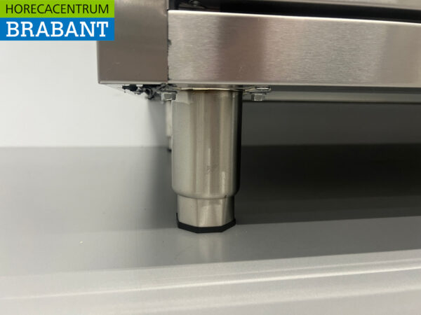 Edelstahl Polyethylen PE Arbeitsschrank Schrank Schneidetisch Premium-line 2 Schiebetüren 3 Schubladen 200 cm Gastronomie Metzgerei – Bild 6