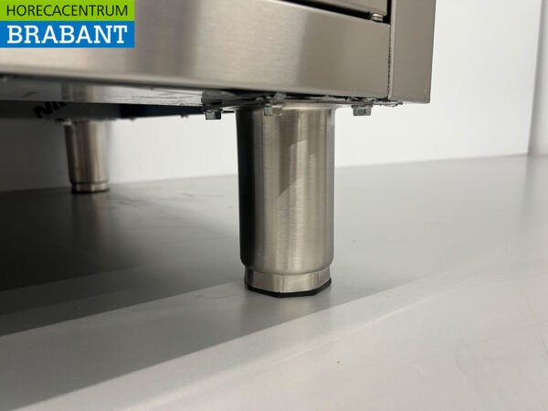 HCB Edelstahl Arbeitsschrank Schrank Arbeitstisch 2 Flügeltüren und 3 Schubladen 140 cm Catering – Bild 7