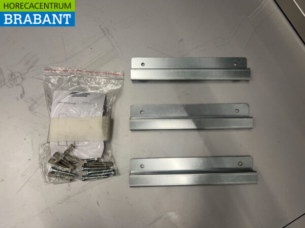 Edelstahl-Hängeschrank Offenes Modell 160 cm Catering – Bild 5