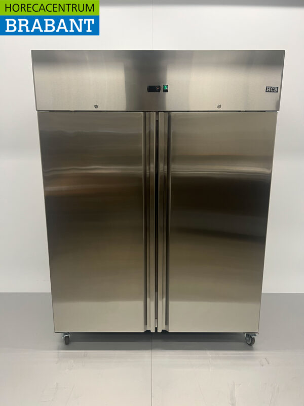Edelstahl Doppeltüriger 2-türiger Kühlschrank Monoblock 1350 Liter 230V Horeca