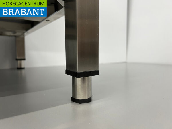 HCB Arbeitstisch Basic-line aus Edelstahl 100 x 60 x 85 cm Catering – Bild 7