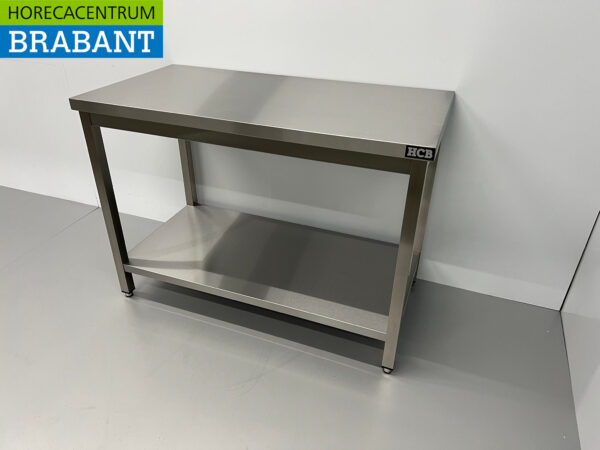 Edelstahl Arbeitstisch Premium-line 120 x 60 x 85 cm Catering – Bild 2