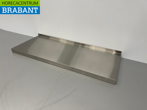 Wandregal aus Edelstahl 100 x 40 cm Horeca – Bild 2