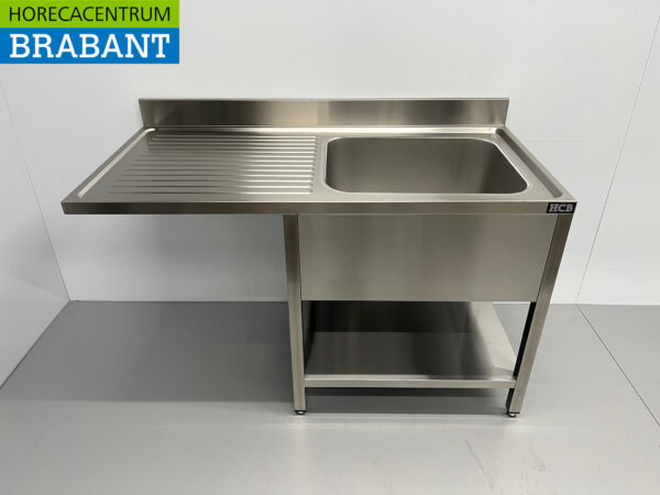 Edelstahlspüle Spüle Premium-line Geschweißtes Modell 140 cm Horeca
