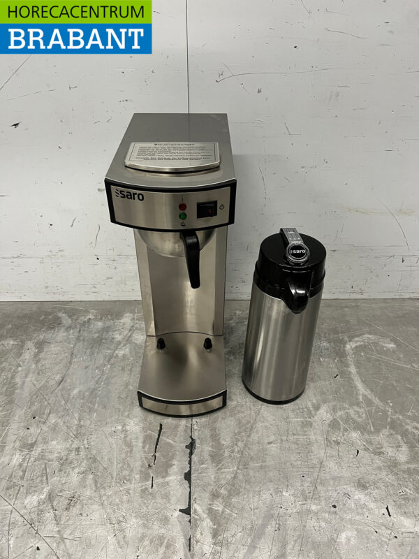 Saro Kaffeemaschine aus Edelstahl mit Thermoskanne 2,2 Liter 230V Horeca