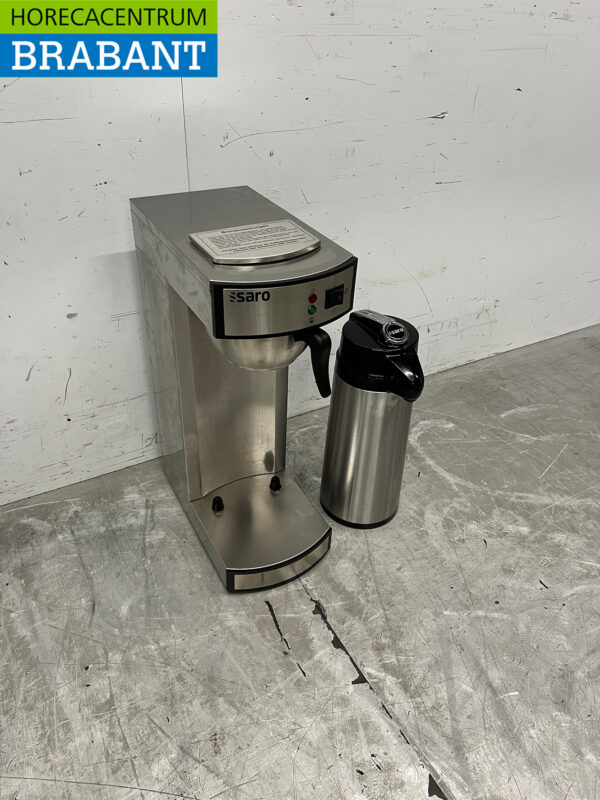 Saro Kaffeemaschine aus Edelstahl mit Thermoskanne 2,2 Liter 230V Horeca – Bild 3
