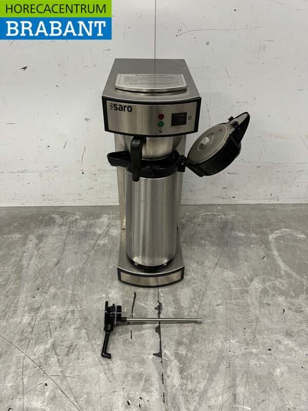 Saro Kaffeemaschine aus Edelstahl mit Thermoskanne 2,2 Liter 230V Horeca – Bild 4