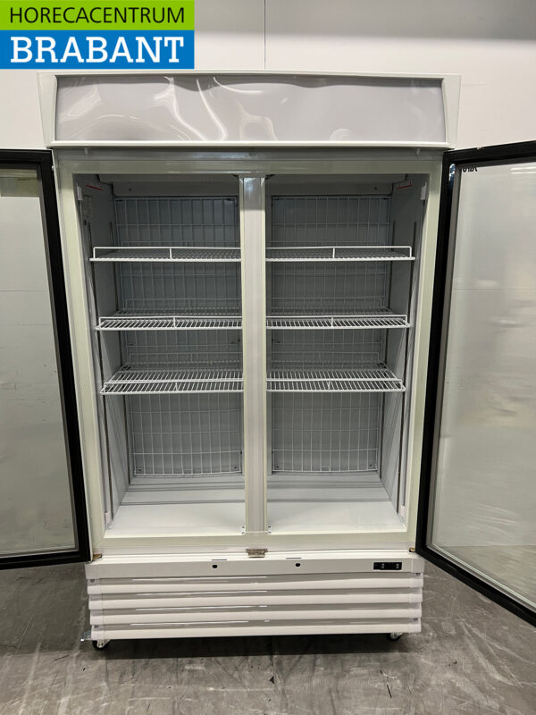 Saro Doppeltüriger Glastür-Gefrierschrank 800 Liter mobil 230V Horeca – Bild 5