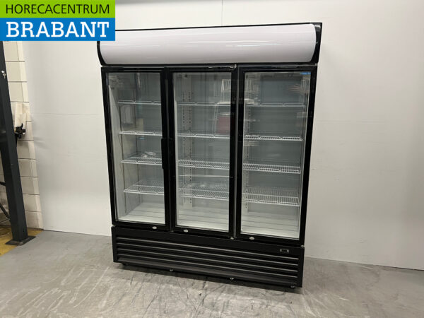 Saro 3-türiger Glastürkühlschrank 1065 Liter 230V Horeca