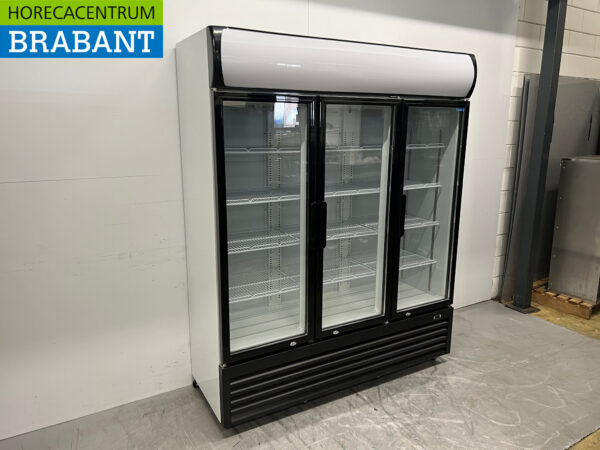 Saro 3-türiger Glastürkühlschrank 1065 Liter 230V Horeca – Bild 3