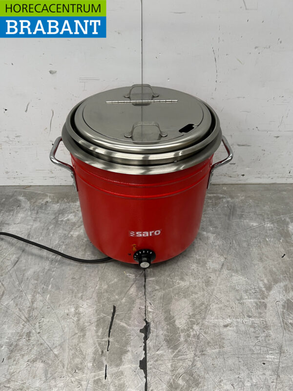 Saro Retro-Suppenkessel Rot 11 Liter 230V Catering