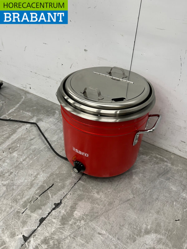 Saro Retro-Suppenkessel Rot 11 Liter 230V Catering – Bild 2