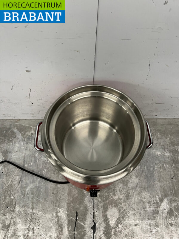 Saro Retro-Suppenkessel Rot 11 Liter 230V Catering – Bild 4