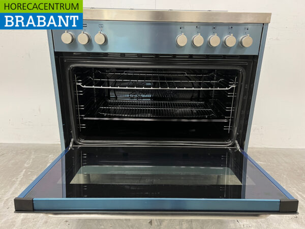 Saro Induktionsherd aus Edelstahl mit Backofen 400V Horeca – Bild 4