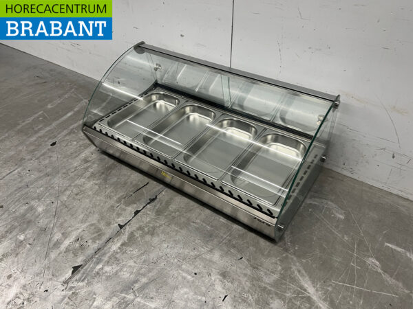 Saro Warmhaltevitrine aus Edelstahl 46 Liter 230V Horeca – Bild 2