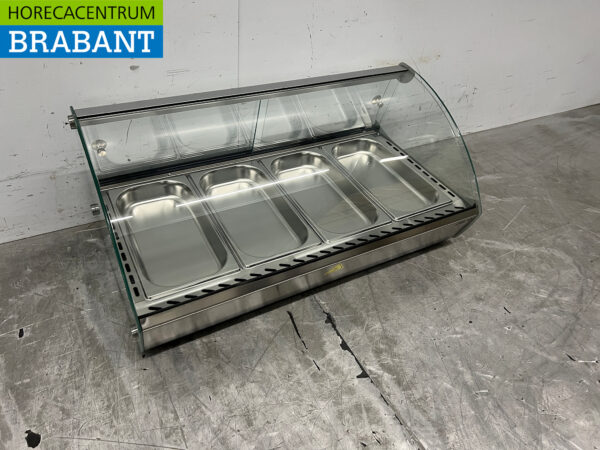 Saro Warmhaltevitrine aus Edelstahl 46 Liter 230V Horeca – Bild 3