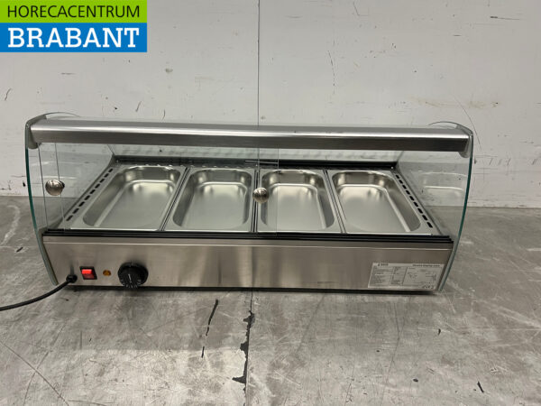 Saro Warmhaltevitrine aus Edelstahl 46 Liter 230V Horeca – Bild 5