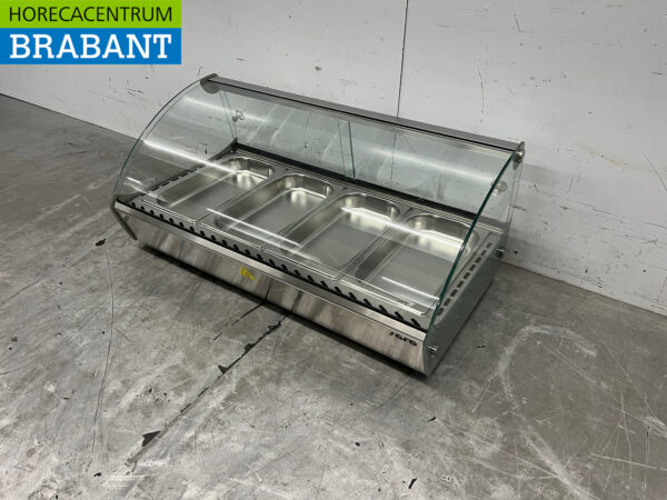 Saro Warmhaltevitrine aus Edelstahl 46 Liter 230V Horeca – Bild 2