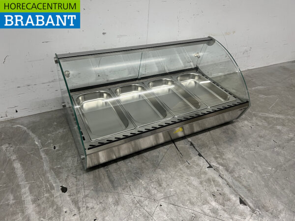 Saro Warmhaltevitrine aus Edelstahl 46 Liter 230V Horeca – Bild 3