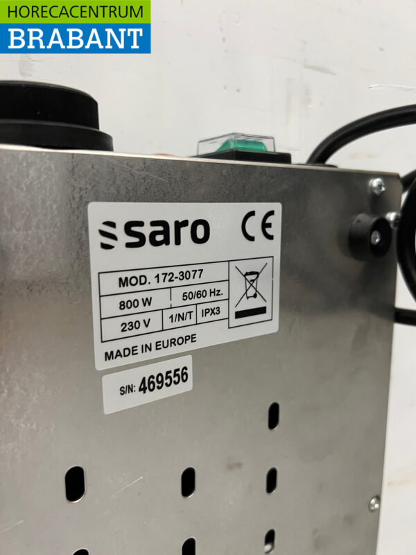 Saro Kochplatte aus Edelstahl 230V Catering – Bild 4