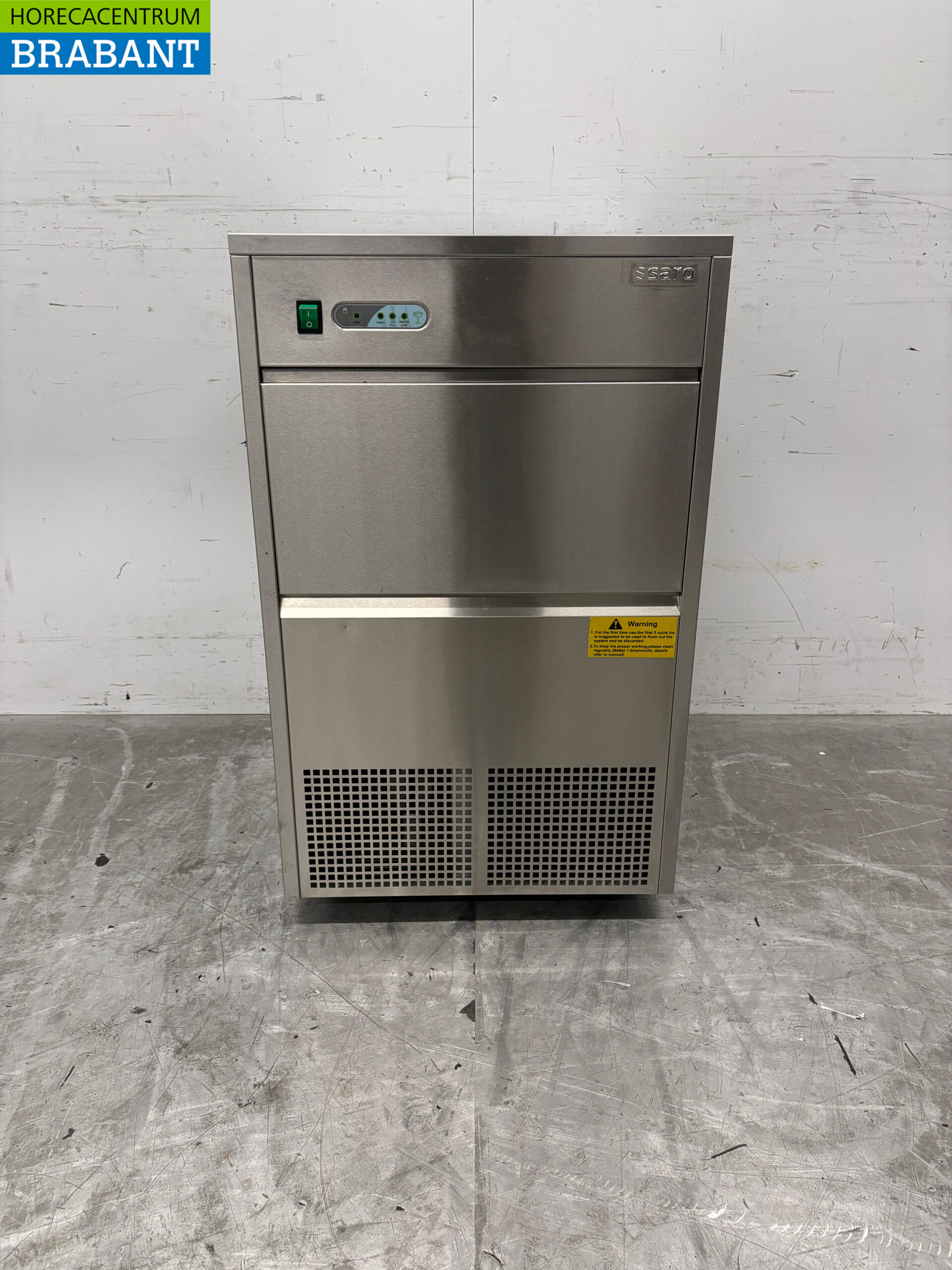 Saro EB 40 Eiswürfelmaschine aus Edelstahl Eiswürfelmaschine 40 kg pro Tag 230V Horeca