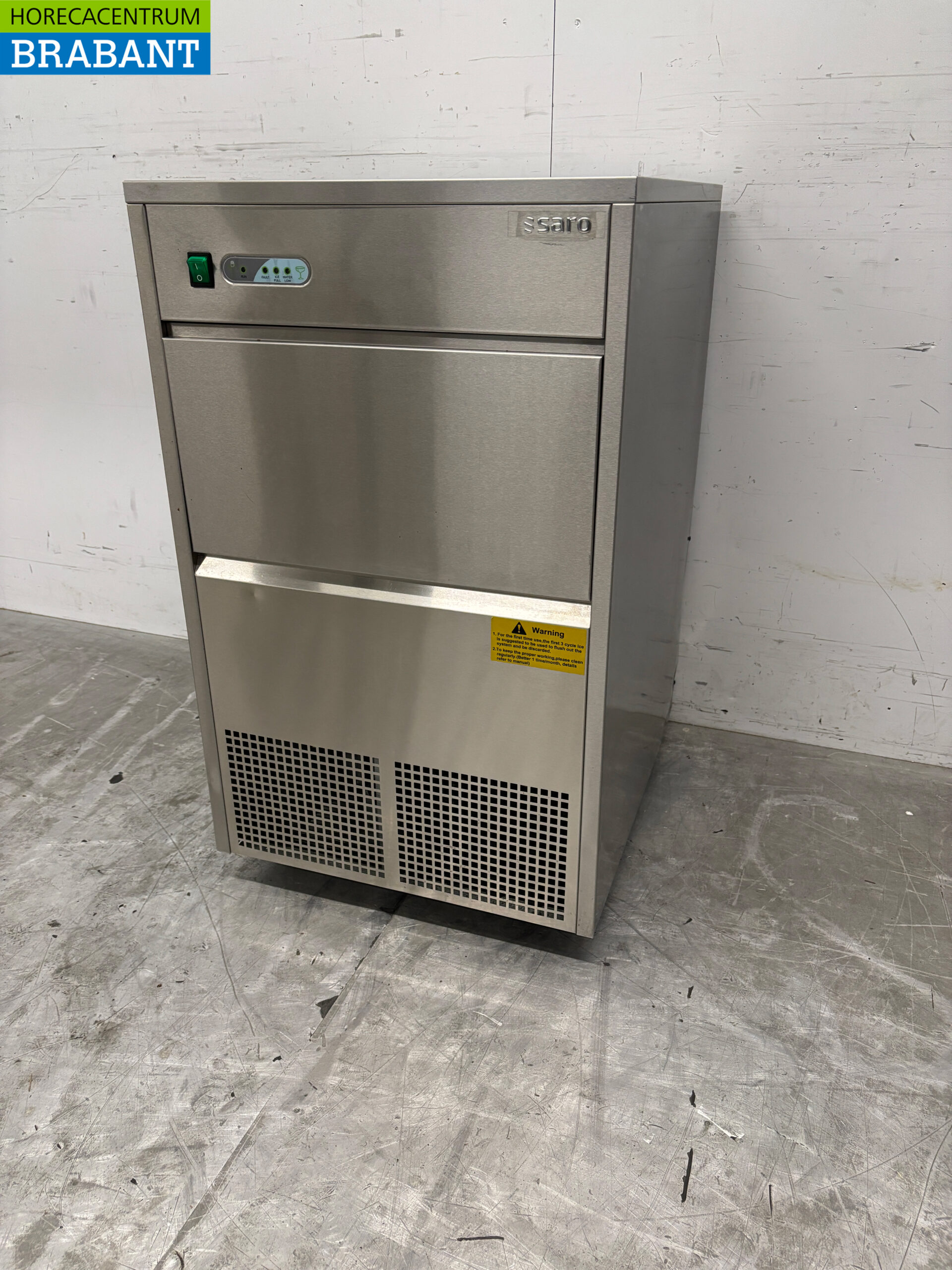 Saro EB 40 Eiswürfelmaschine aus Edelstahl Eiswürfelmaschine 40 kg pro Tag 230V Horeca – Bild 3