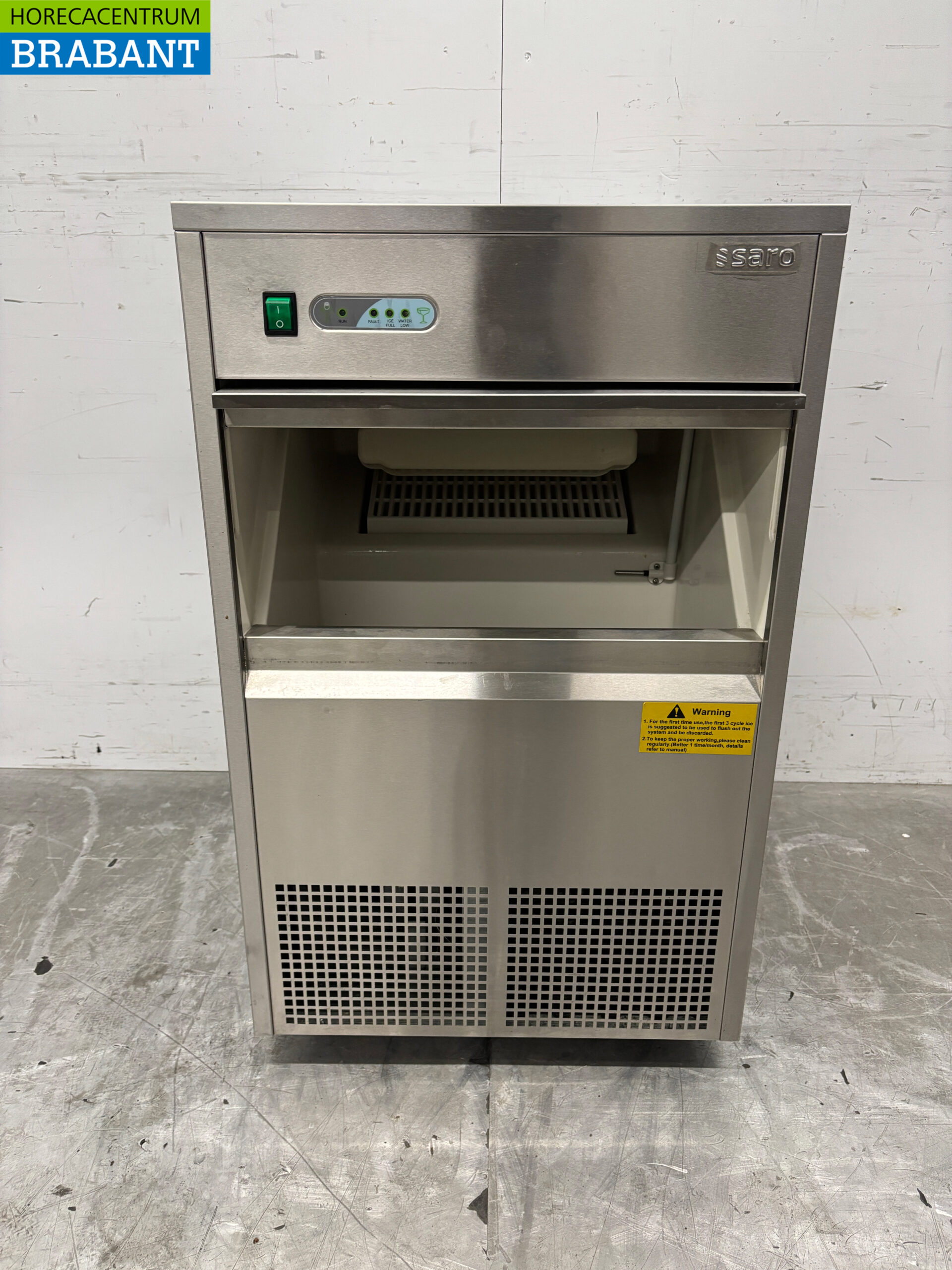 Saro EB 40 Eiswürfelmaschine aus Edelstahl Eiswürfelmaschine 40 kg pro Tag 230V Horeca – Bild 4