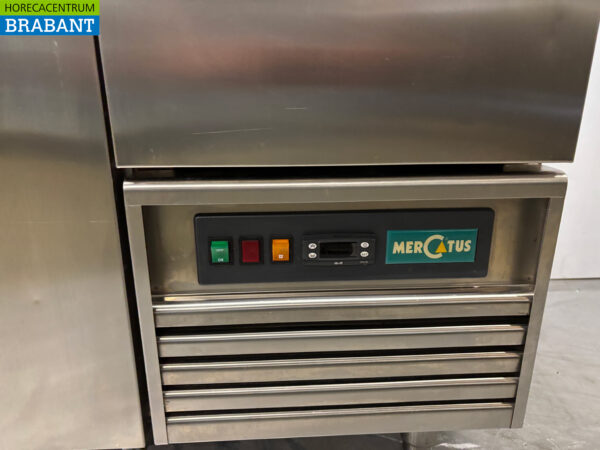 Mercatus gekühlte Werkbank 4 Türen 219 cm 230V Edelstahl – Bild 5