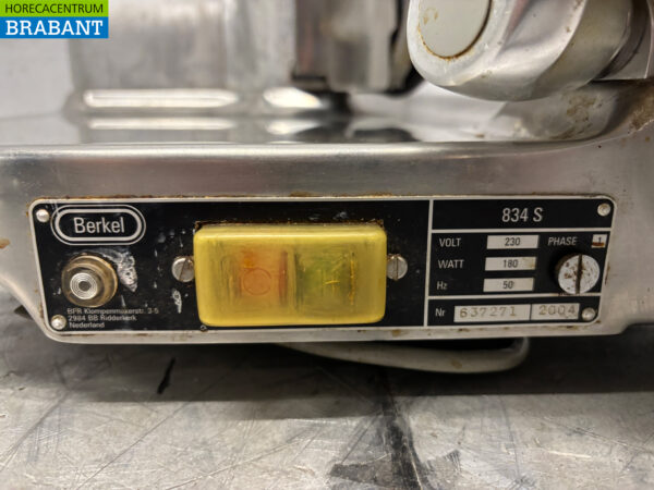 Berkel 834 S Fleischschneidemaschine Schneidemaschine 230V Gastronomie Metzgerei – Bild 4