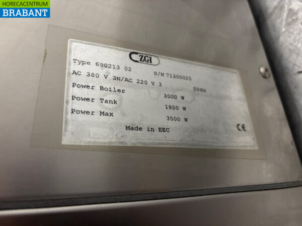 Edelstahl Alpeninox Geschirrspüler 230V Horeca – Bild 6