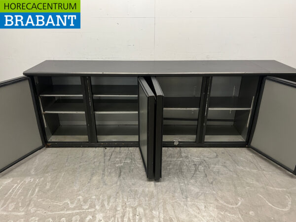 Gamko Bar Kühlbox 4 Türen 254,5 cm 230V Horeca – Bild 4