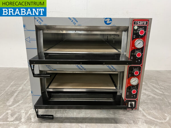 Saro Pizzaofen aus Edelstahl 6 Pizzen 30 cm Durchmesser 400V Horeca – Bild 4