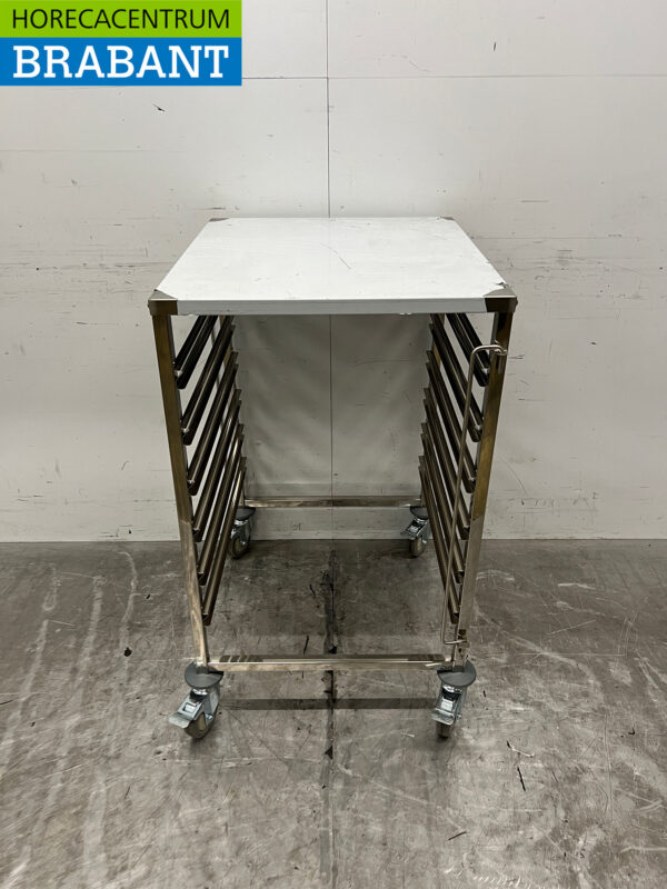 Saro Trolley aus Edelstahl 6 x 2/1 GN Catering