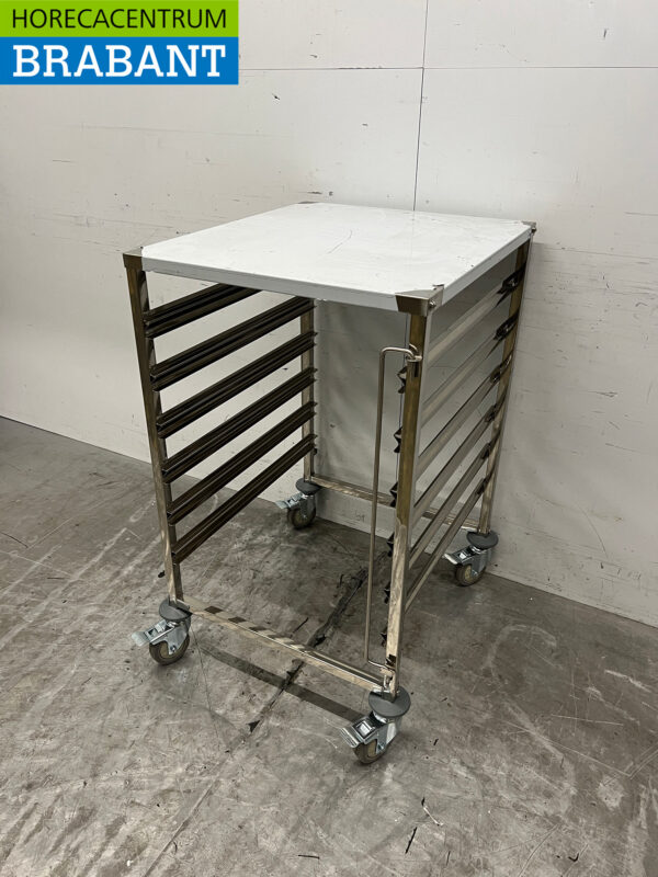 Saro Trolley aus Edelstahl 6 x 2/1 GN Catering – Bild 2