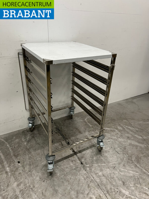 Saro Trolley aus Edelstahl 6 x 2/1 GN Catering – Bild 3