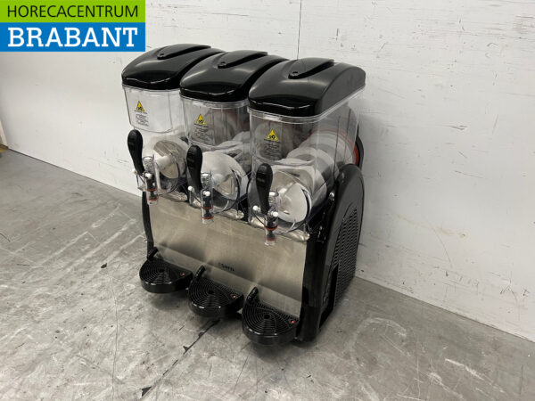 Edelstahl Saro Slush Maschine Granita Maschine 3 x 12 Liter 230V Horeca – Bild 2