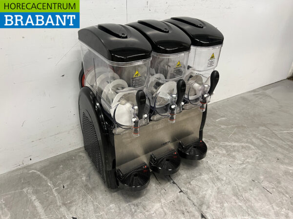 Edelstahl Saro Slush Maschine Granita Maschine 3 x 12 Liter 230V Horeca – Bild 3
