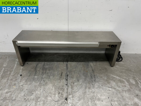 Edelstahl-Wärmebrücke 120 cm 230V Horeca
