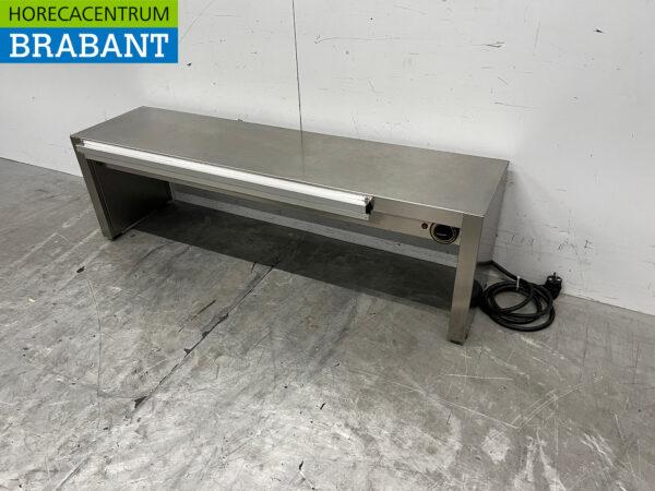 Edelstahl-Wärmebrücke 120 cm 230V Horeca – Bild 2