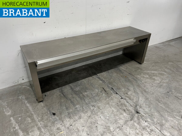 Edelstahl-Wärmebrücke 120 cm 230V Horeca – Bild 3