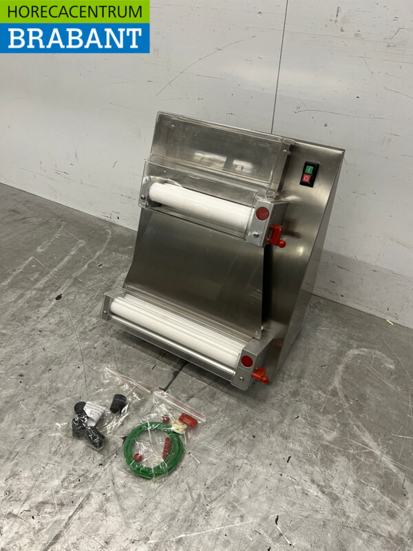 Saro Teigausrollmaschine aus Edelstahl Doppelrollen 40 cm 230V Catering – Bild 2