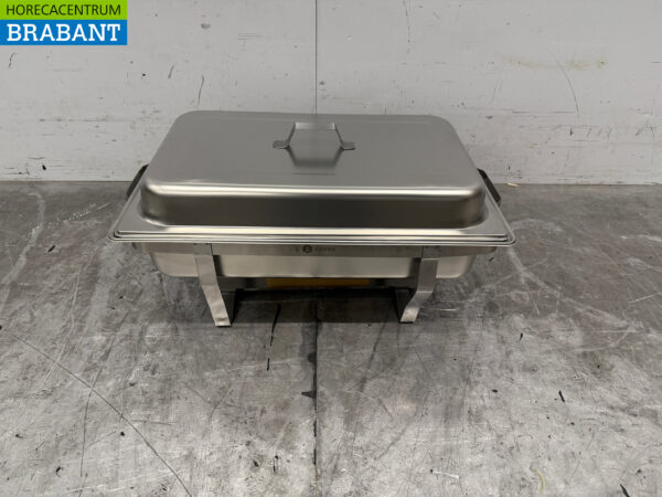 Zorro Chafing dish aus Edelstahl 1/2 & 2x 1/4 GN Catering